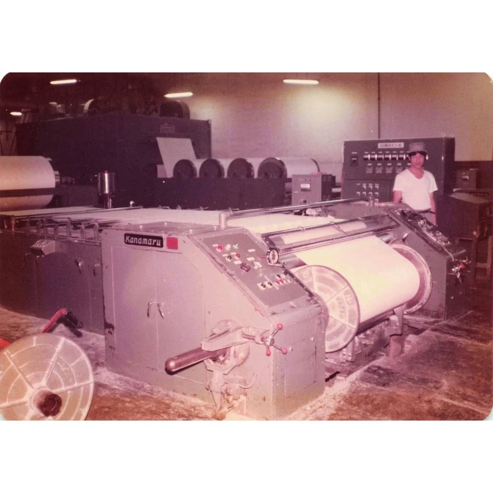 15 Vintage 1970s Korea Textile Mill Factory Photos Looms Workers USAF Tour - Picture 8 of 15
